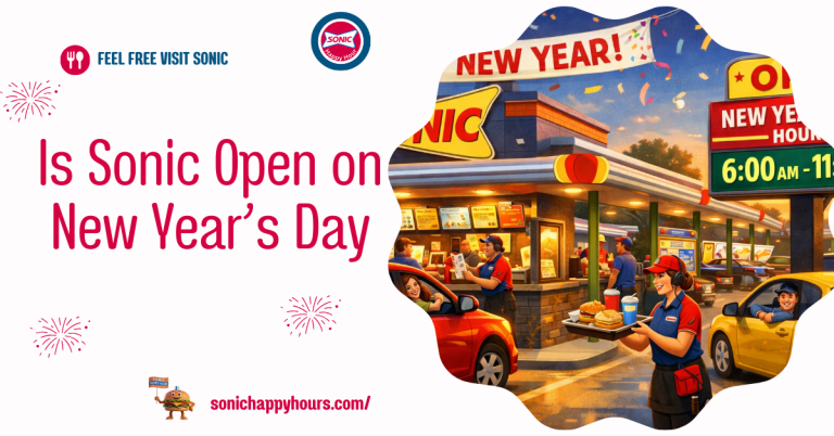 Is Sonic Open on New Year’s Day
